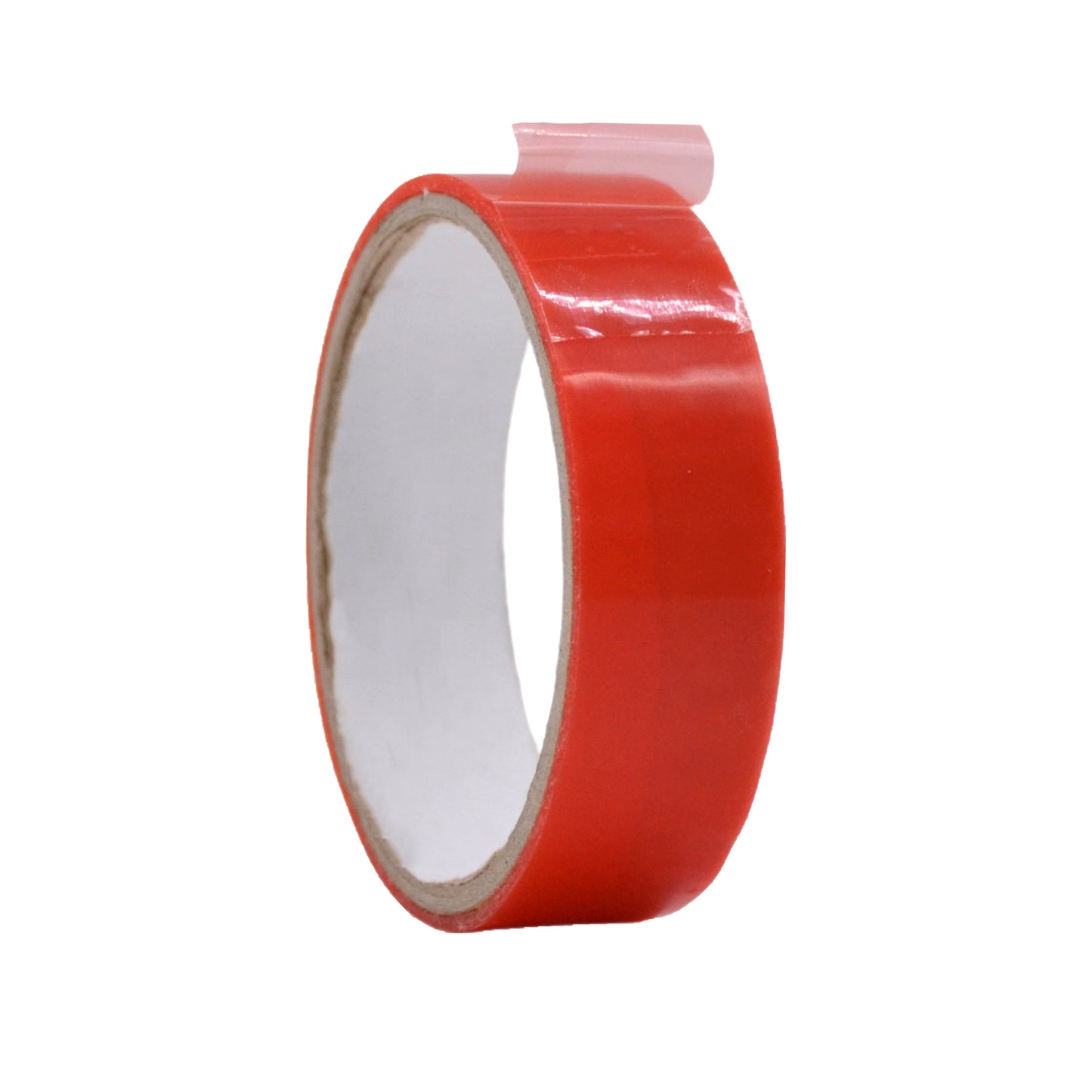 Red Double Sided Polyester Tape | Acrylic Adhesive | 7.5 Mil | Precision Die-Cutting