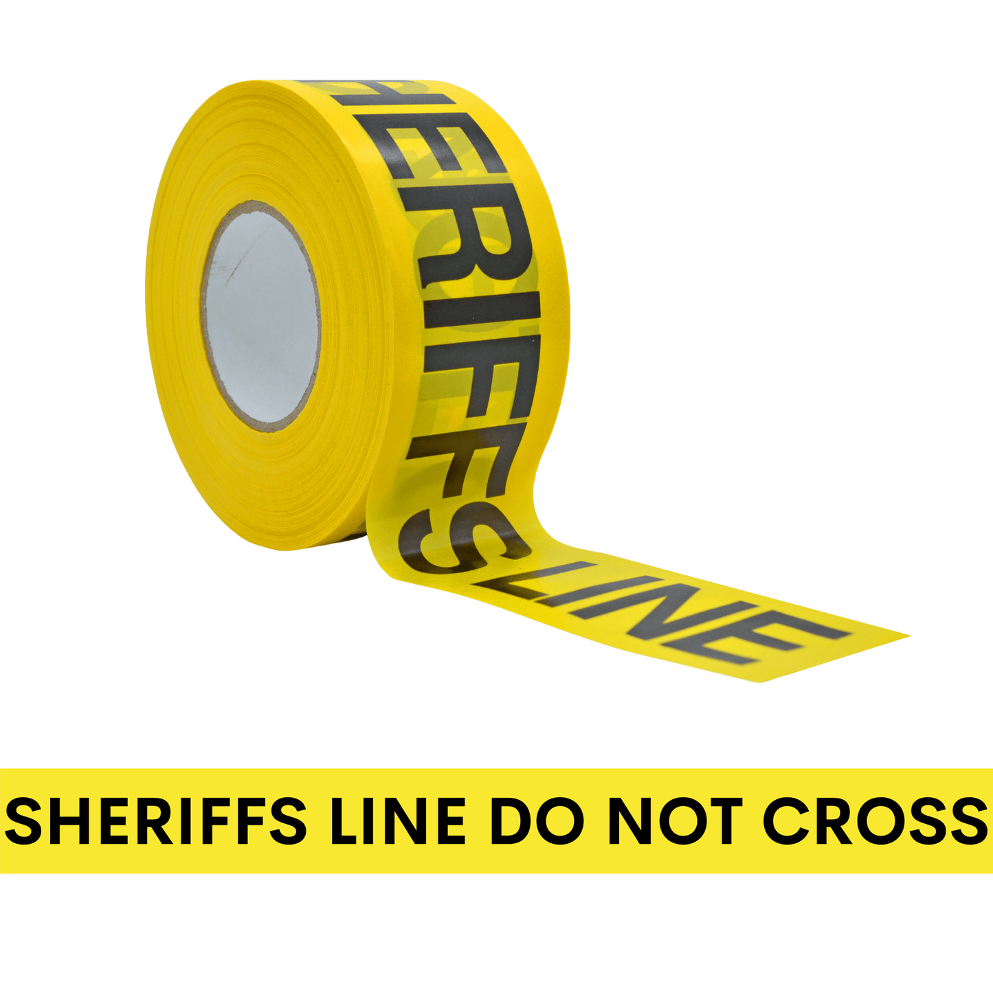 Hazard Identification Barricade Tape - "Sheriff's Line Do Not Cross"