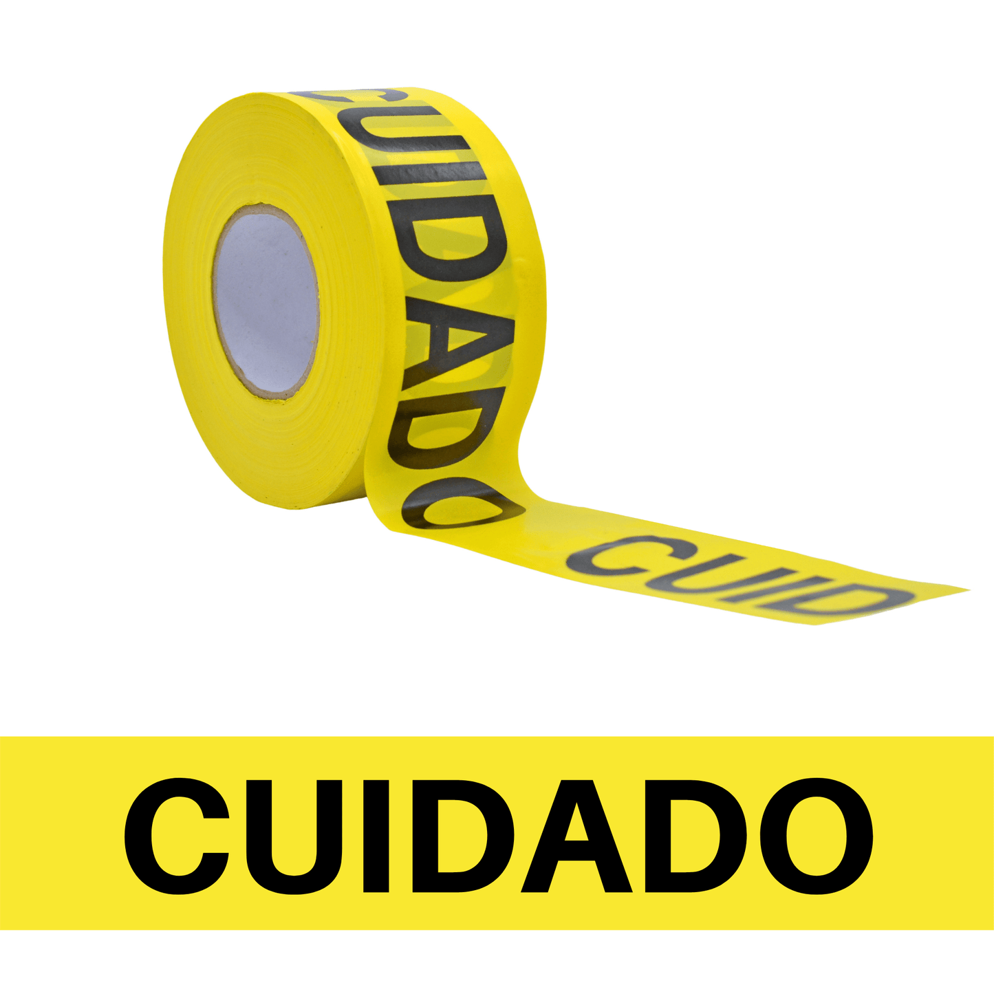 Hazard Identification Barricade Tape - "Cuidado"