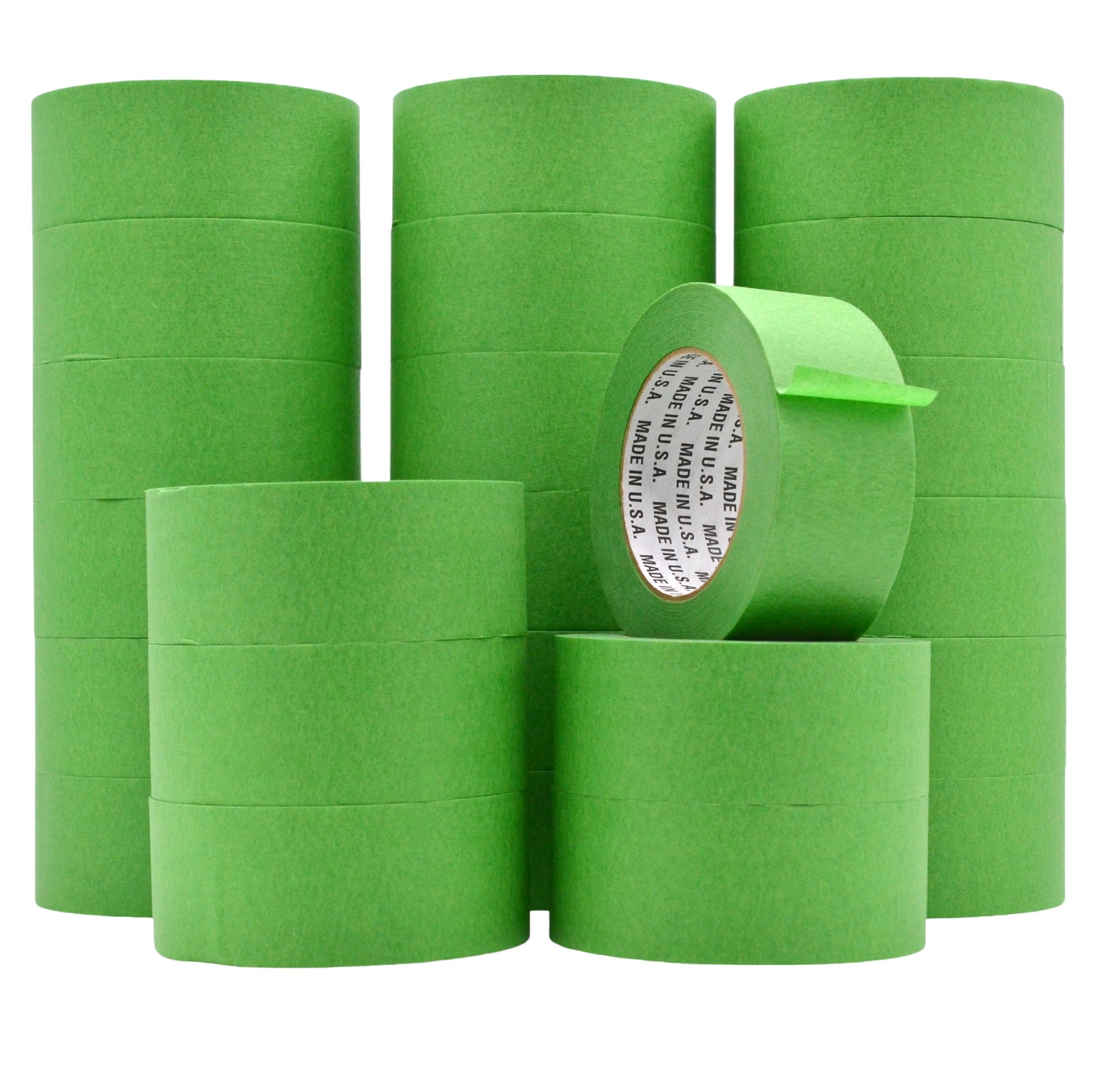 Green Painters Tape - Extra Strength Masking Tape for Floors and Ceilings, Clean Removal