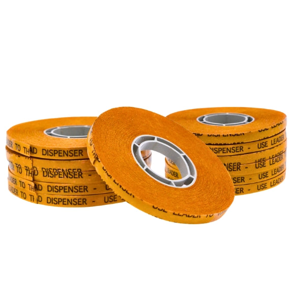 ATG Tape - 2 Mil, 36 Yards, Clear Adhesive Transfer Tape Refill Rolls on Gold Liner (Acid Free)