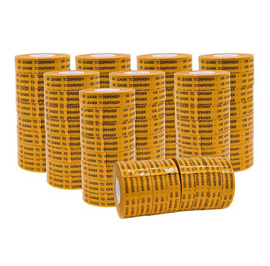 ATG Tape - 2 Mil, 36 Yards, Clear Adhesive Transfer Tape Refill Rolls on Gold Liner (Acid Free)