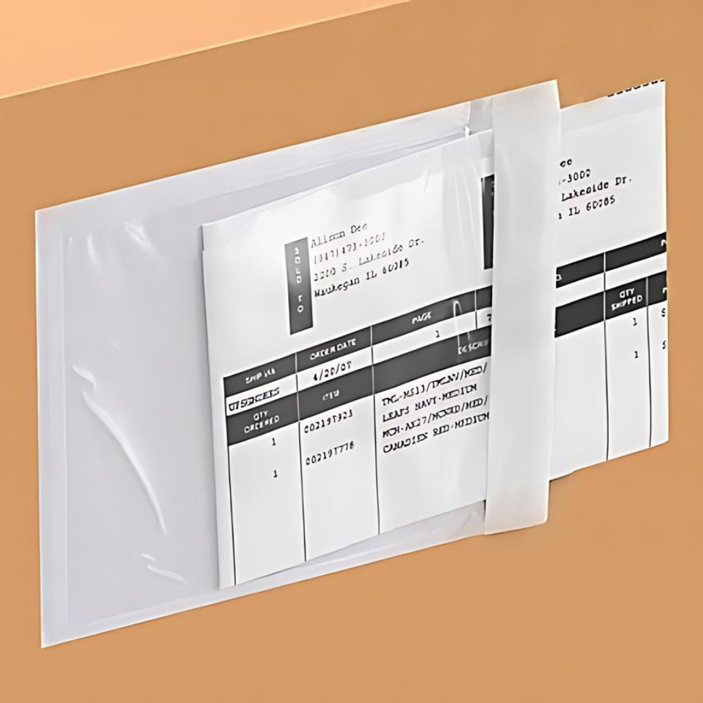 Pressure Sensitive Envelope "Packing List Enclosed" - 5.5"x10" (Pack of 1000), Self-Adhesive for Invoices