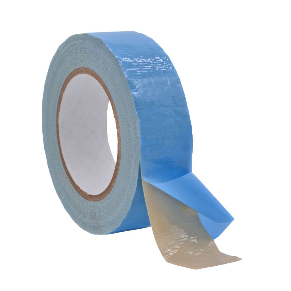 Double Sided Cloth Tape 11 Mil - Natural Rubber Adhesive, Residue-Free for Carpet Installation