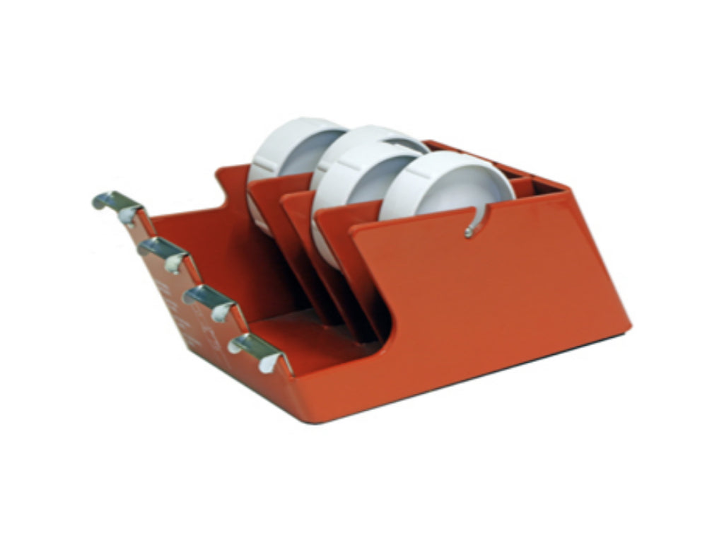 Tabletop Tape Dispenser - Holds 4 Rolls Each up to 1 inch Wide Tape