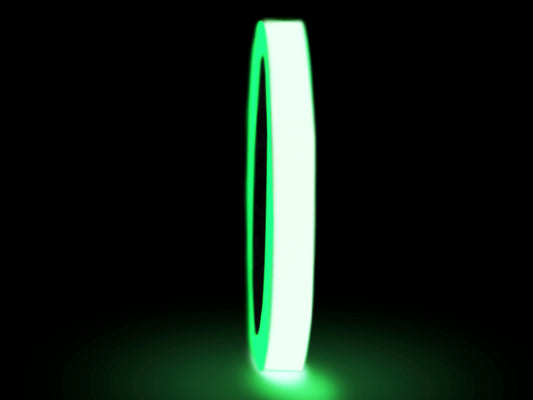 Photoluminescent Glow in the Dark Tape - 50 yards, 24-Hour Glow