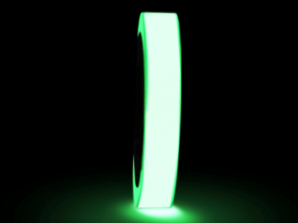 Photoluminescent Glow in the Dark Tape - 50 yards, 24-Hour Glow