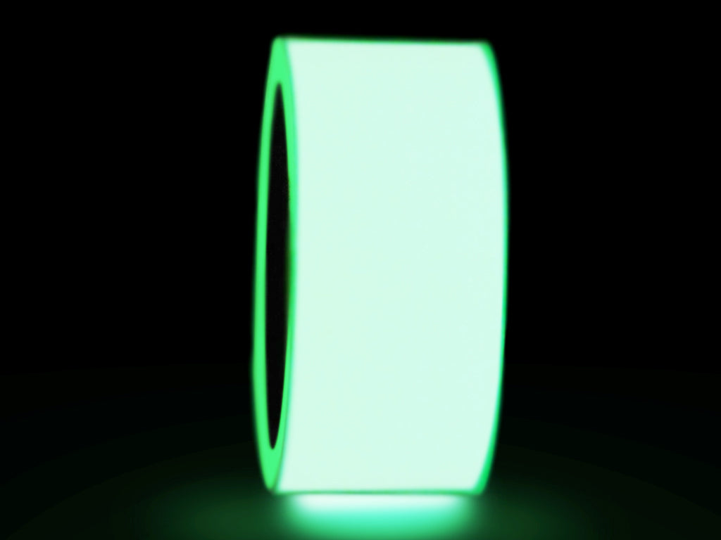 Photoluminescent Glow in the Dark Tape - 50 yards, 24-Hour Glow