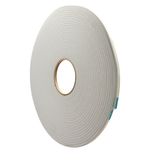 PVC Low Density Foam Tape, Gray - Weatherstrip Seal for Windows and Doors