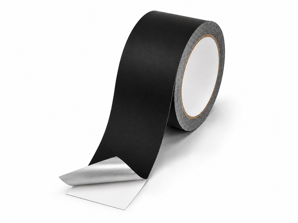 Aluminum Foil Tape Non-Reflective Matte Finish Black | 2 Mil