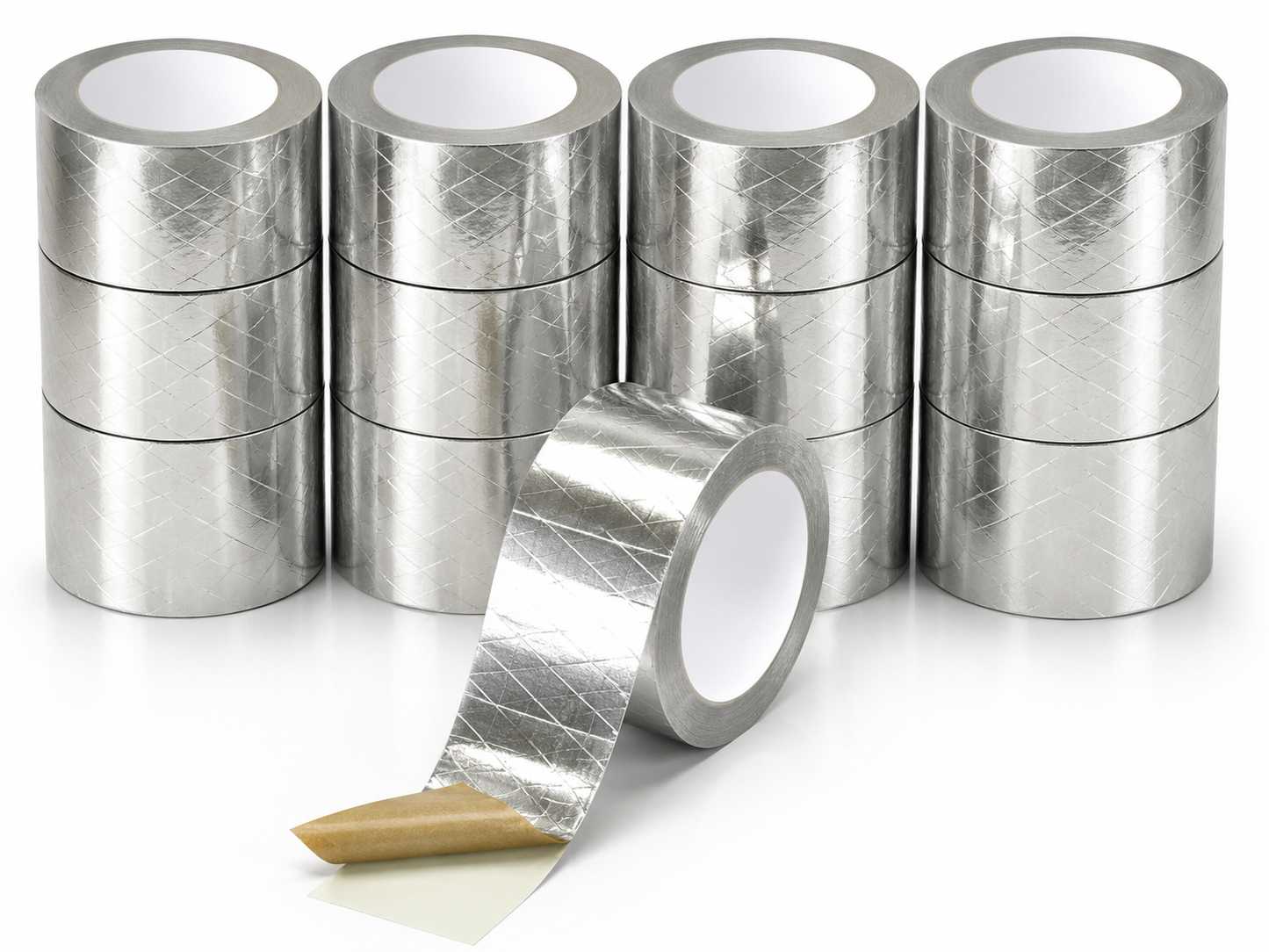 Aluminum Foil Scrim/Kraft Tape With Liner | 4.8 Mil