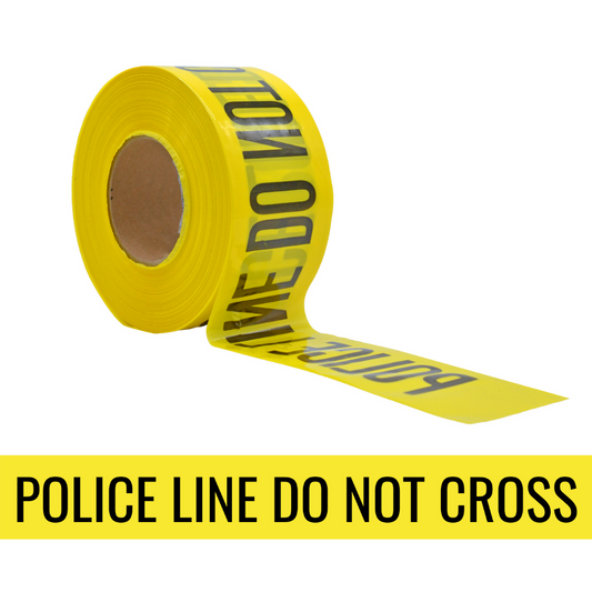 Hazard Identification Barricade Tape - "Police Line Do Not Cross"
