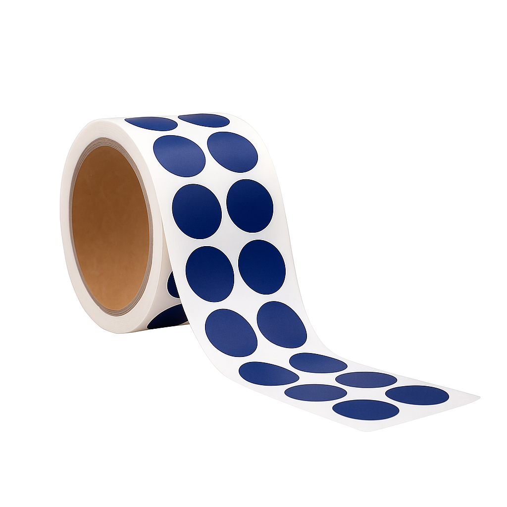 Dot Shaped Vinyl Floor Marking Tape - 500 per Roll
