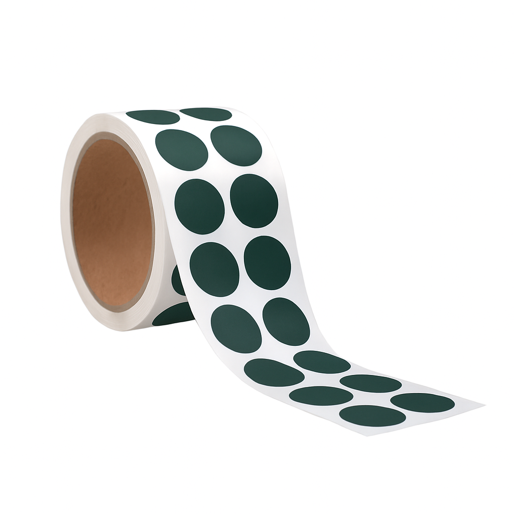 Dot Shaped Vinyl Floor Marking Tape - 500 per Roll