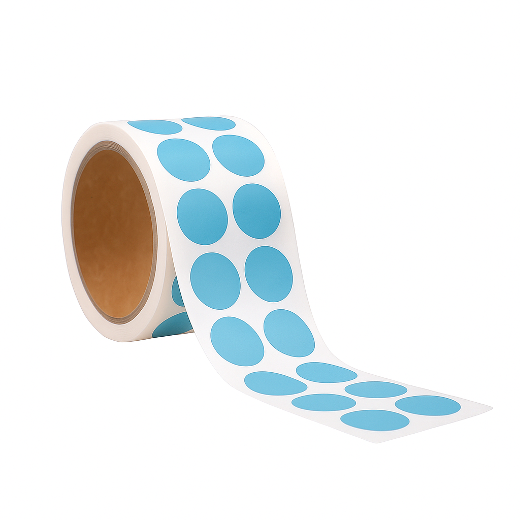 Dot Shaped Vinyl Floor Marking Tape - 500 per Roll