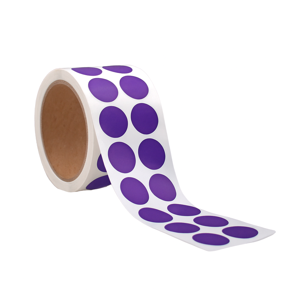 Dot Shaped Vinyl Floor Marking Tape - 500 per Roll