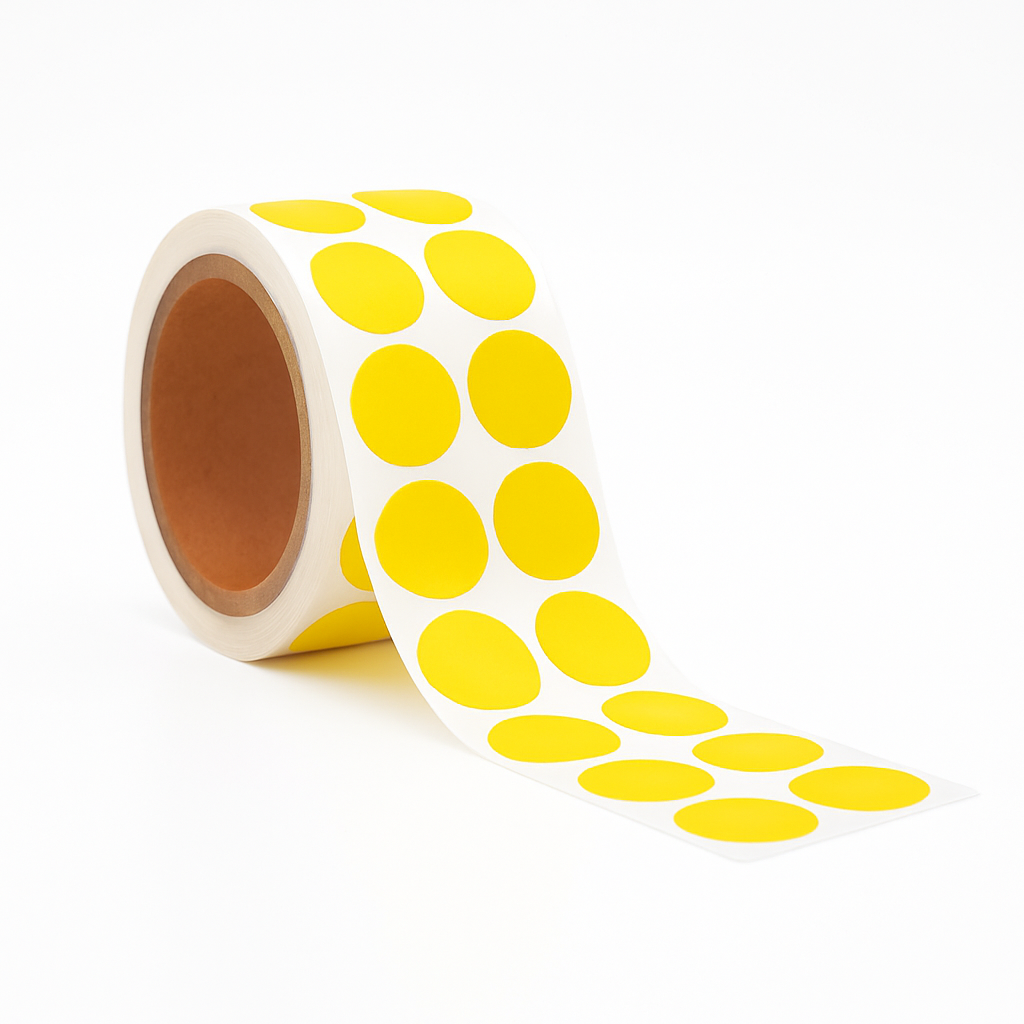 Dot Shaped Vinyl Floor Marking Tape - 1000 per Roll