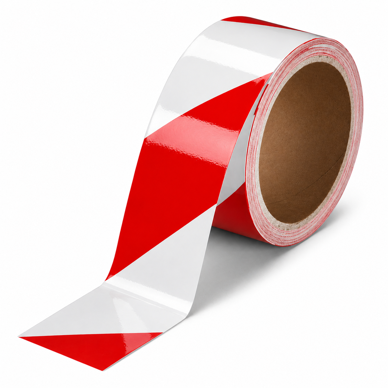 Laminated Vinyl Striped Warning Tape | 7 Mil