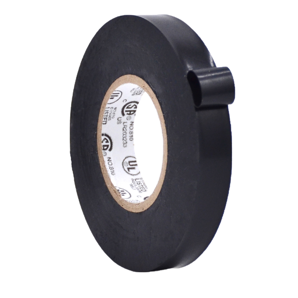Electrical Tape, Black General Purpose 7 Mil