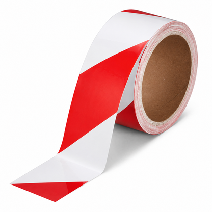 Vinyl Striped Warning Tape | 6 Mil