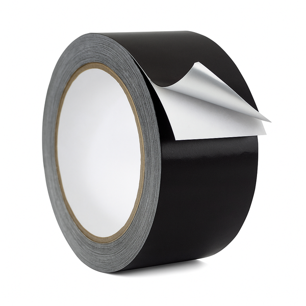 Aluminum Foil Tape Non-Reflective Matte Finish Black - 2 Mil