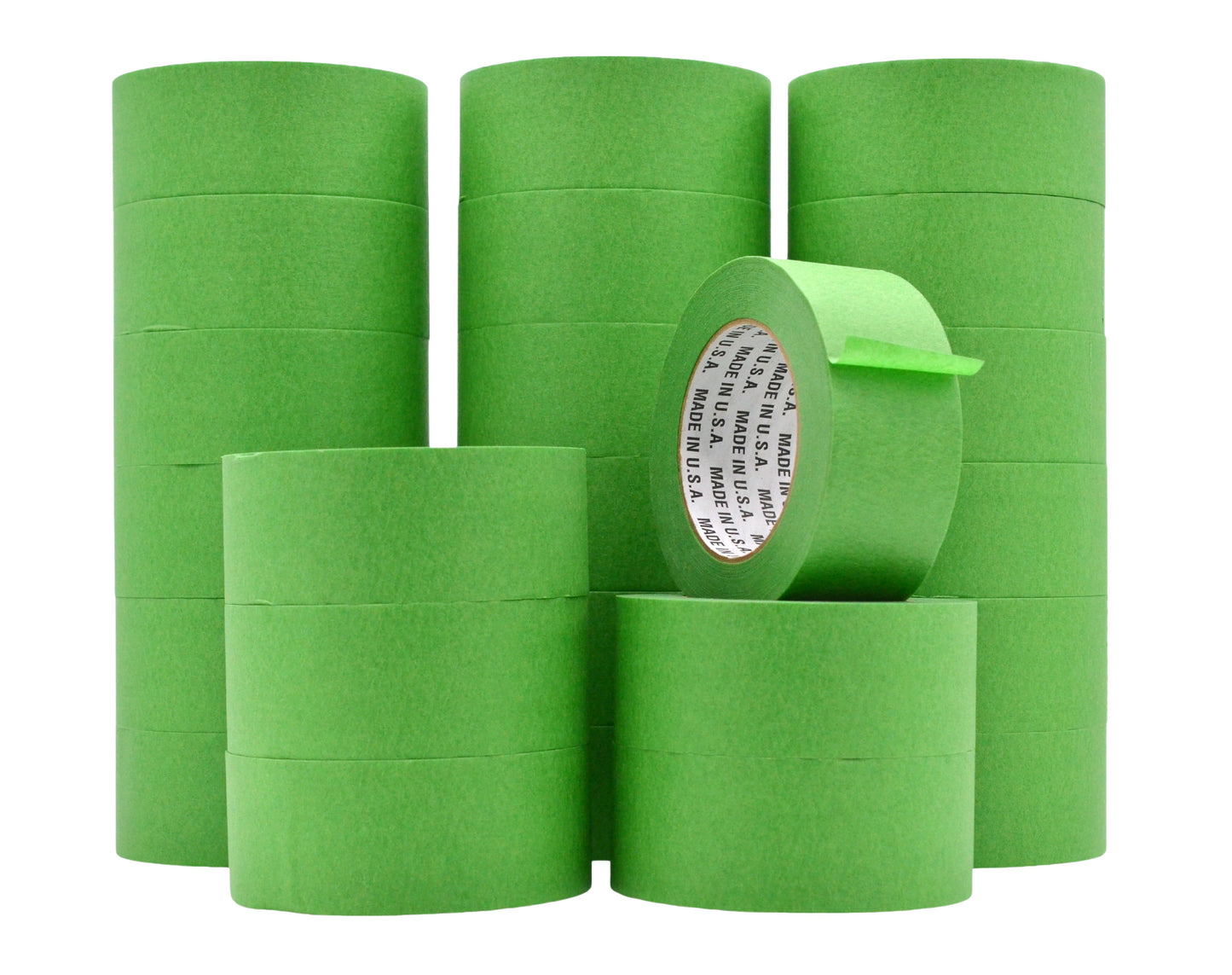Green Painters Tape - Extra Strength Masking Tape for Floors and Ceilings, Clean Removal