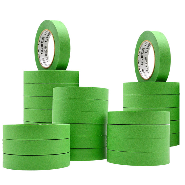 Green Painters Tape - Extra Strength Masking Tape for Floors and Ceilings, Clean Removal