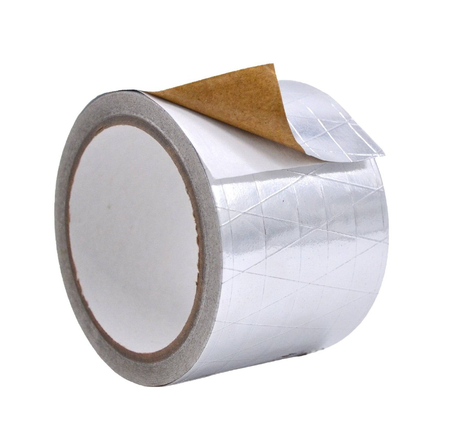 Aluminum Scrim Kraft Foil Tape - 4.8 Mil - With Liner for HVAC and Insulation