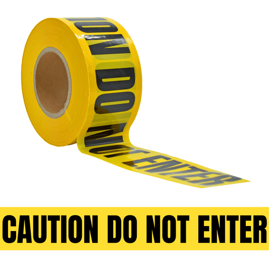 Hazard Identification Barricade Tape - "Caution Do Not Enter"
