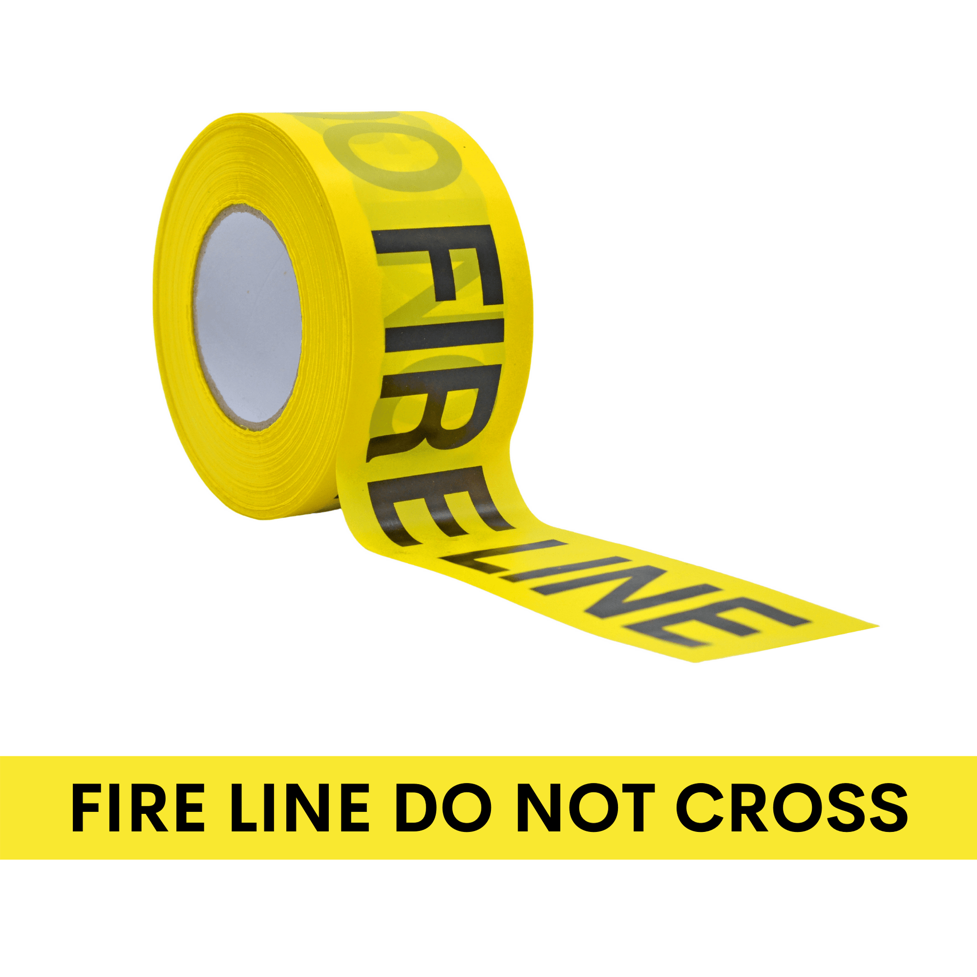 Hazard Identification Barricade Tape - "Fire Line Do Not Cross"
