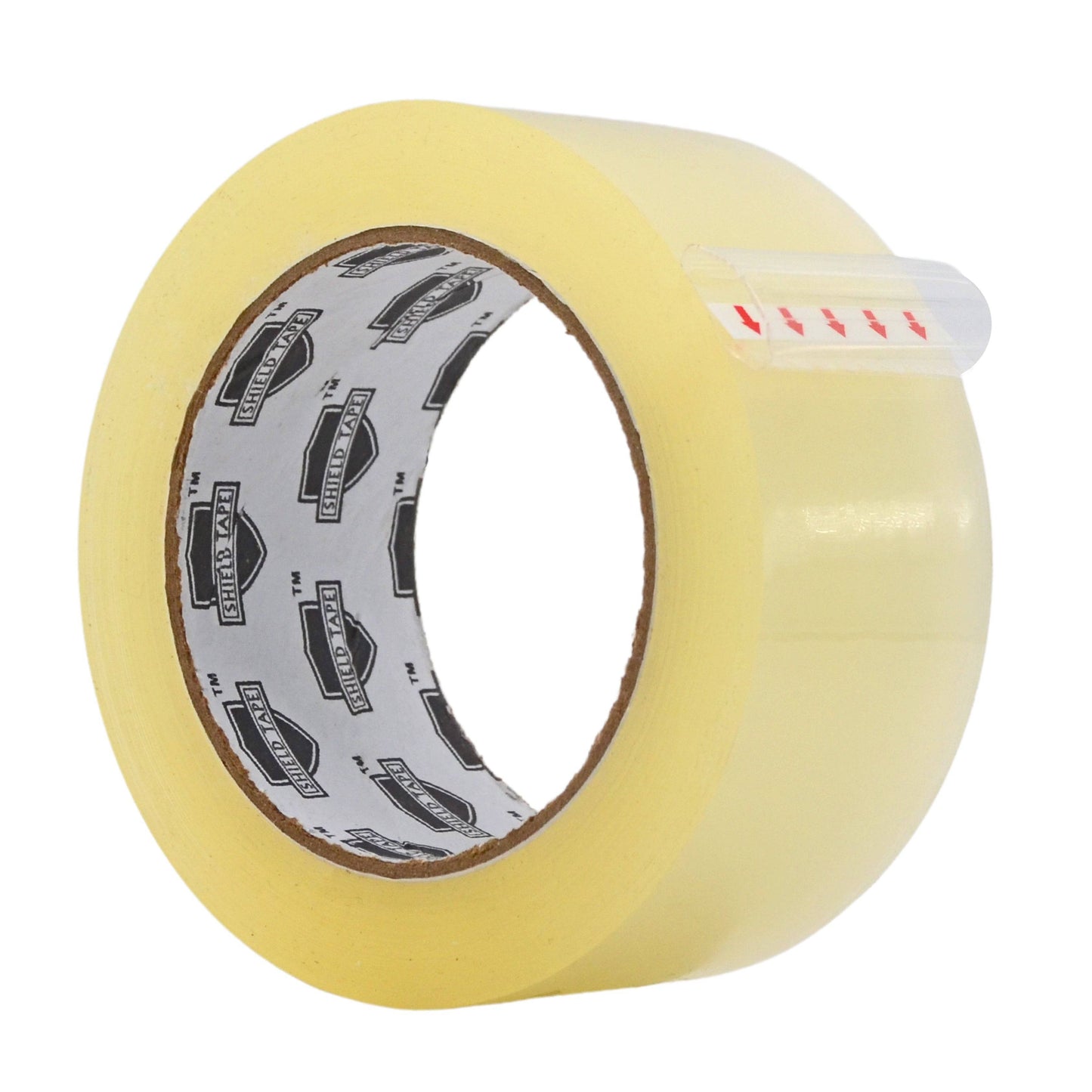 Clear Carton Sealing Tape - 1.9 Mil, Solvent-Based Acrylic Adhesive