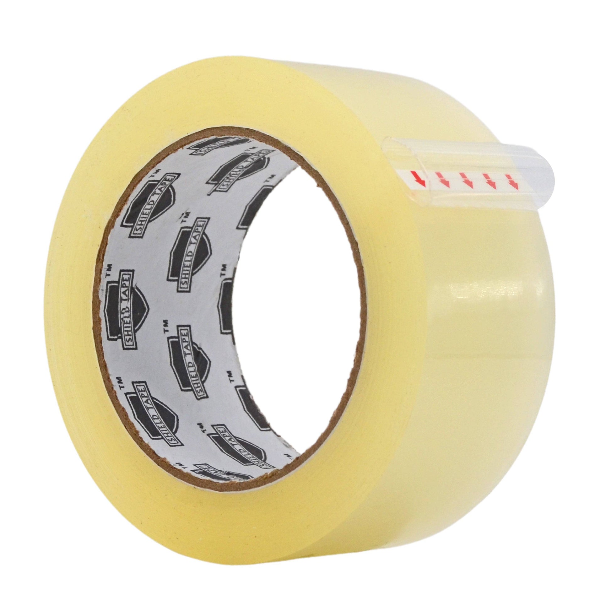 Clear Carton Sealing Tape - 1.9 Mil, Solvent-Based Acrylic Adhesive