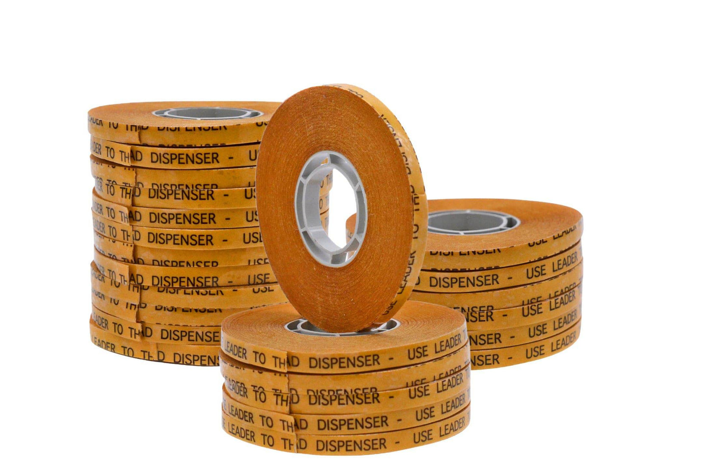 ATG Tape - 1.6 Mil, Clear Adhesive Transfer Tape Refill Rolls on Gold Liner (Acid Free)