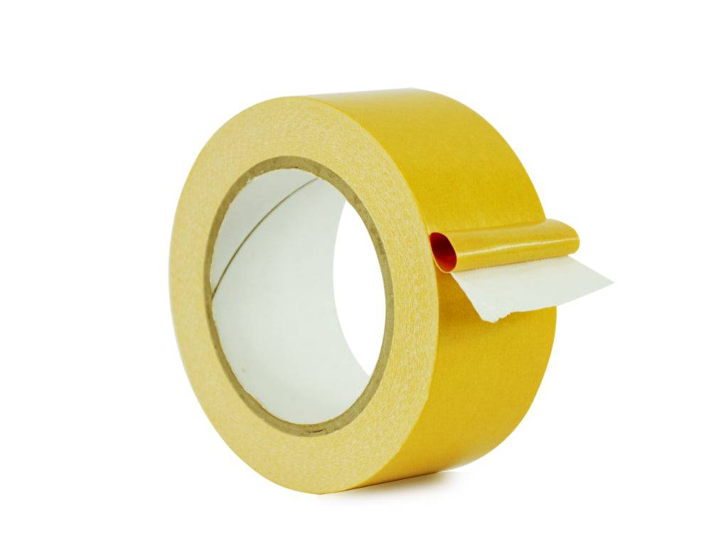 Double Sided Cloth Tape 6.1 Mil - Hot Melt Rubber Adhesive for Carpet Installation
