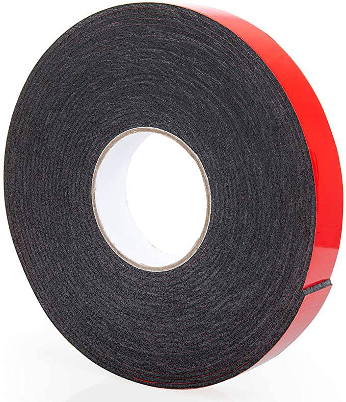 Double Sided PE Foam Tape, 1/16 Inch Thick - for Mounting and Sound/Vibration Dampening