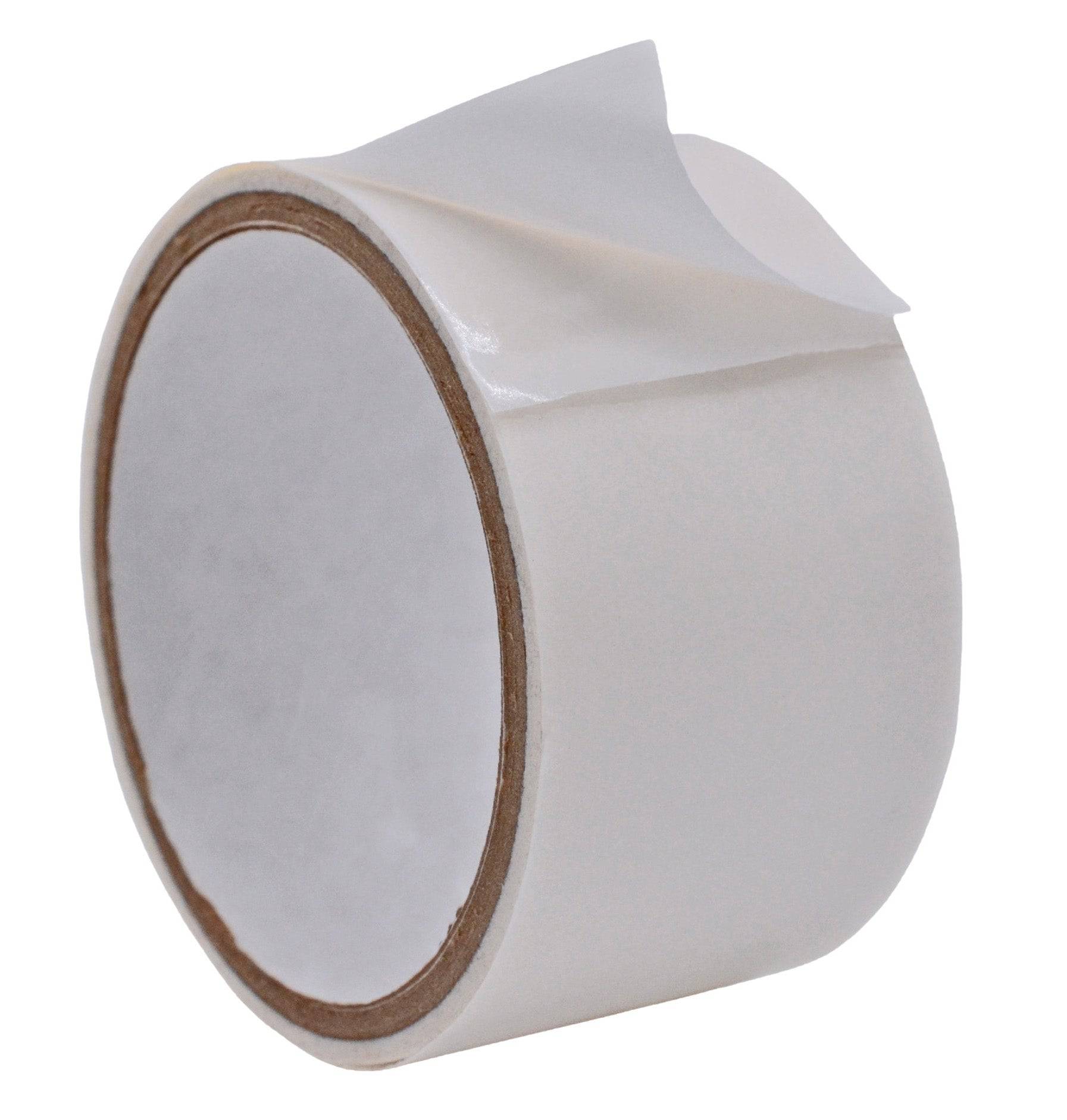 Double Sided Polypropylene Tape 4.3 Mil White - Hot Melt Rubber Adhesive for Carpet Installation
