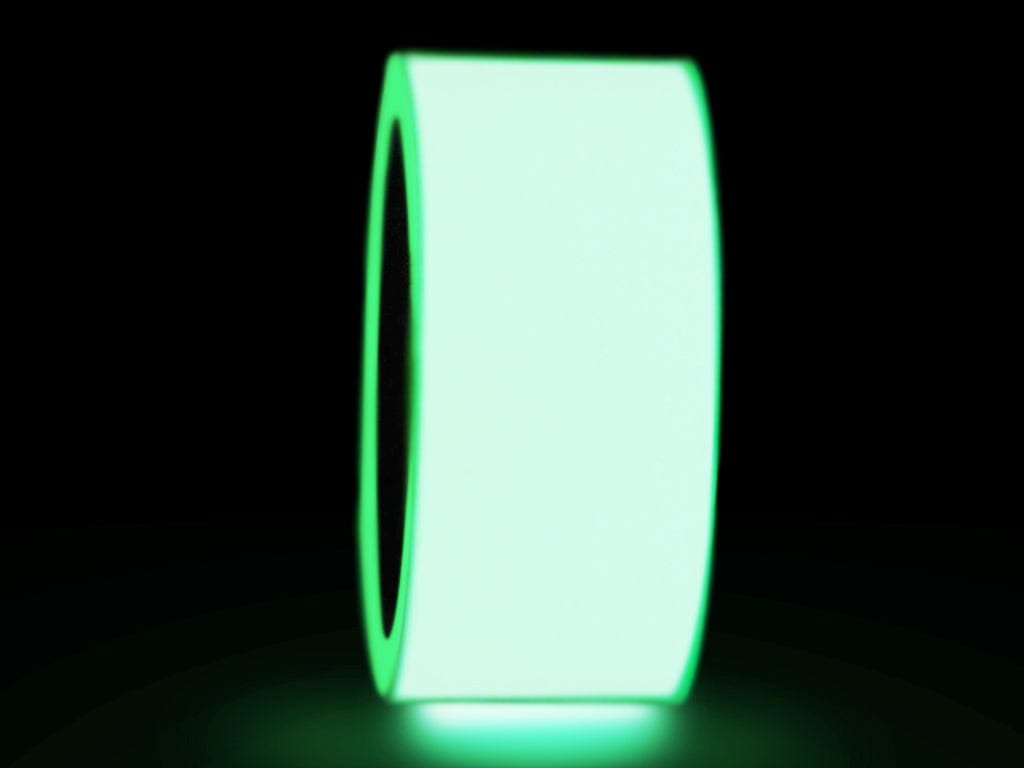 Photoluminescent Glow in the Dark Tape, 6-Hour Glow
