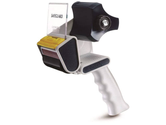 Carton Sealing Packaging Tape Dispenser w/ Adjustable Brake - Fits 3 inch Tape