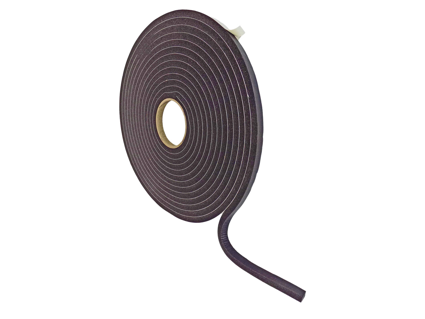 PVC Low Density Foam Tape - Black, Weatherstrip Seal for Windows and Doors
