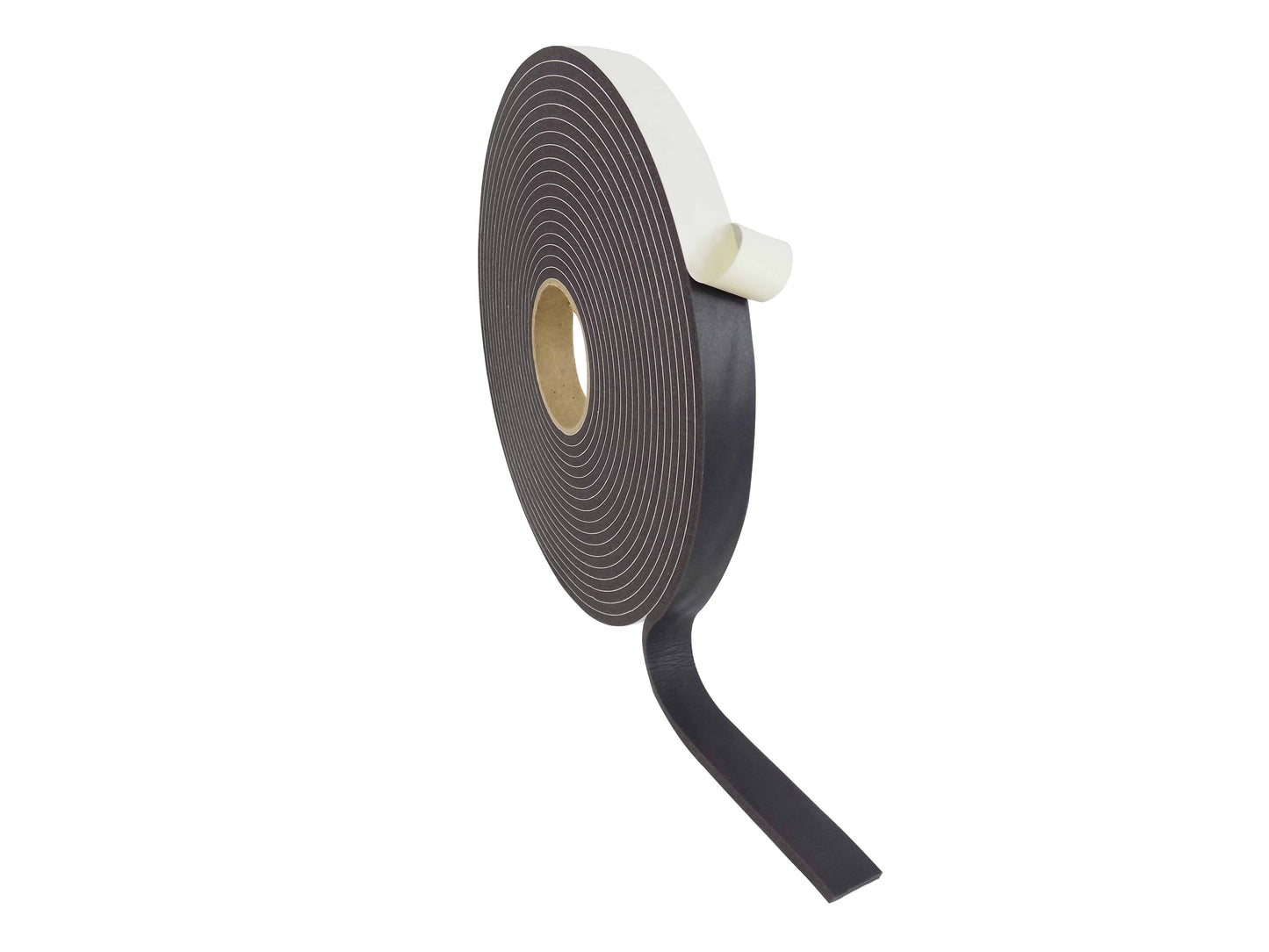 PVC Low Density Foam Tape - Black, Weatherstrip Seal for Windows and Doors