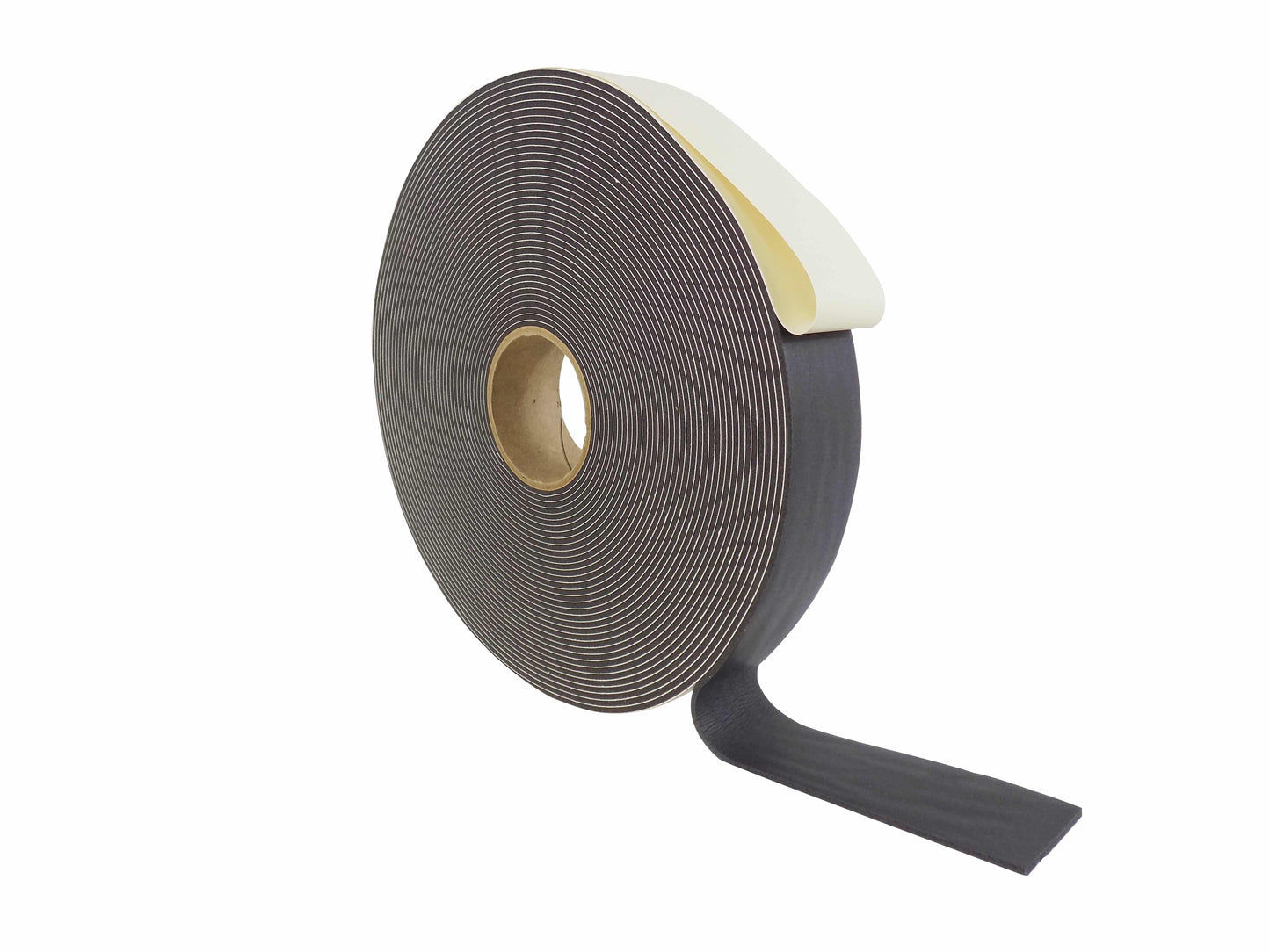 PVC Low Density Foam Tape - Black, Weatherstrip Seal for Windows and Doors