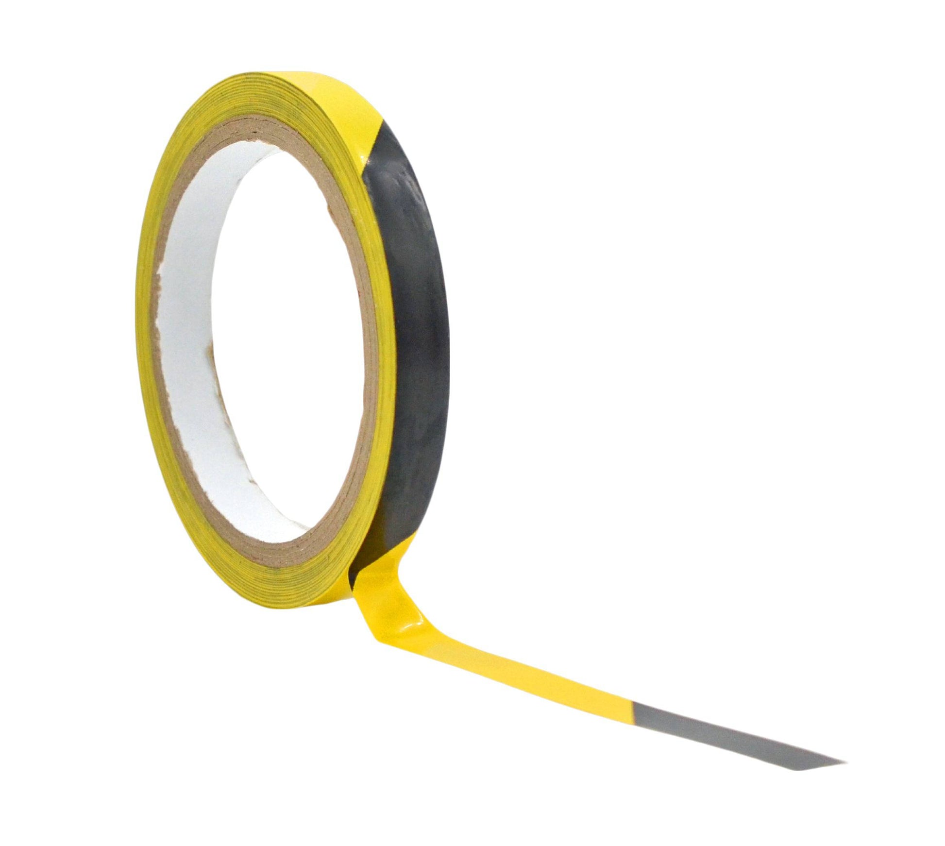 Striped Safety Warning Tape - 6 Mil for High Visibility