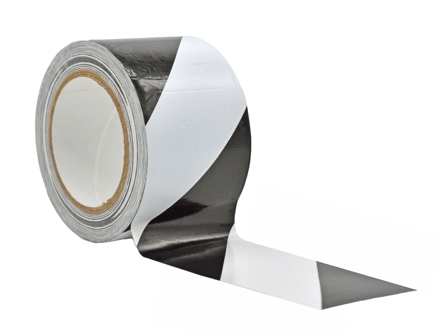 Striped Safety Warning Tape - 6 Mil for High Visibility