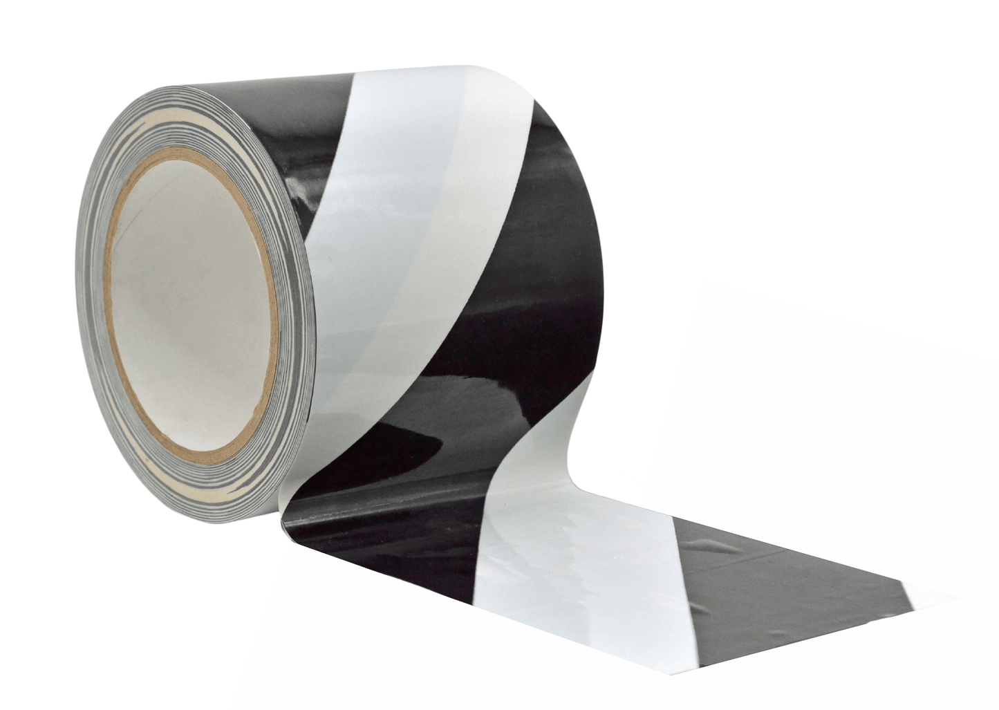 Striped Safety Warning Tape - 6 Mil for High Visibility