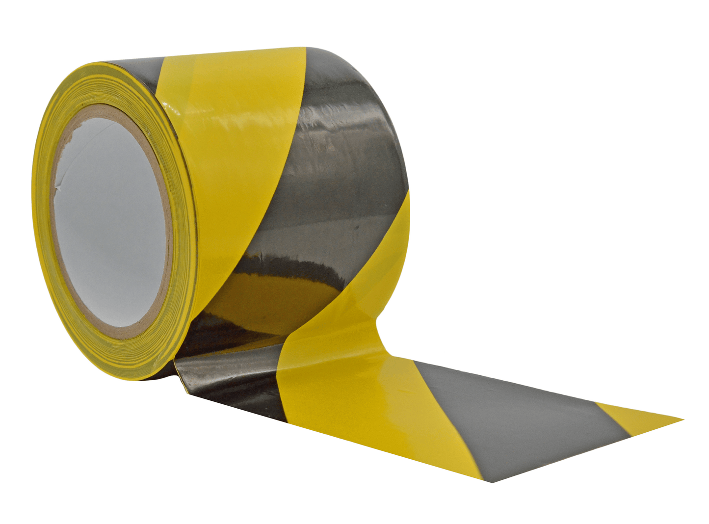 Striped Safety Warning Tape - 7 Mil for Hazard Marking