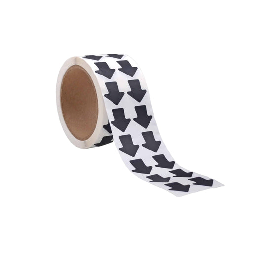 Arrow Shaped Vinyl Floor Marking Tape - 1000 per Roll
